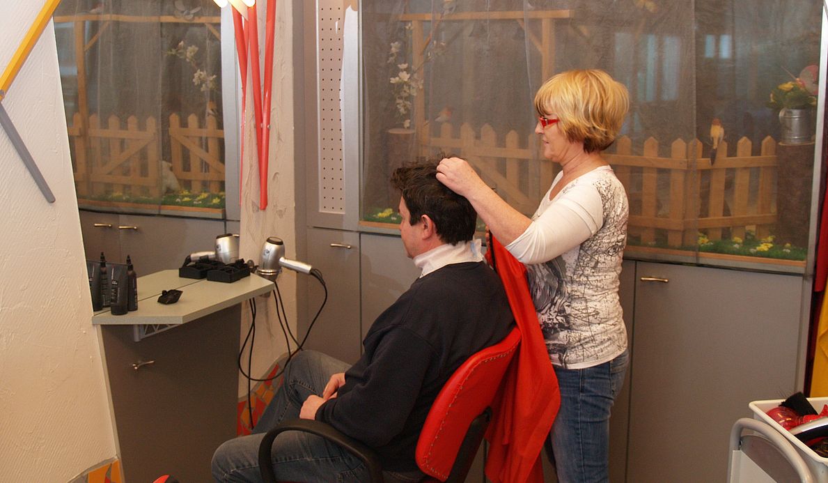 Frisörsalon.